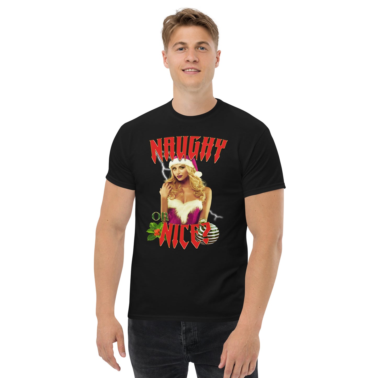 "Naught or Nice" Men's classic tee